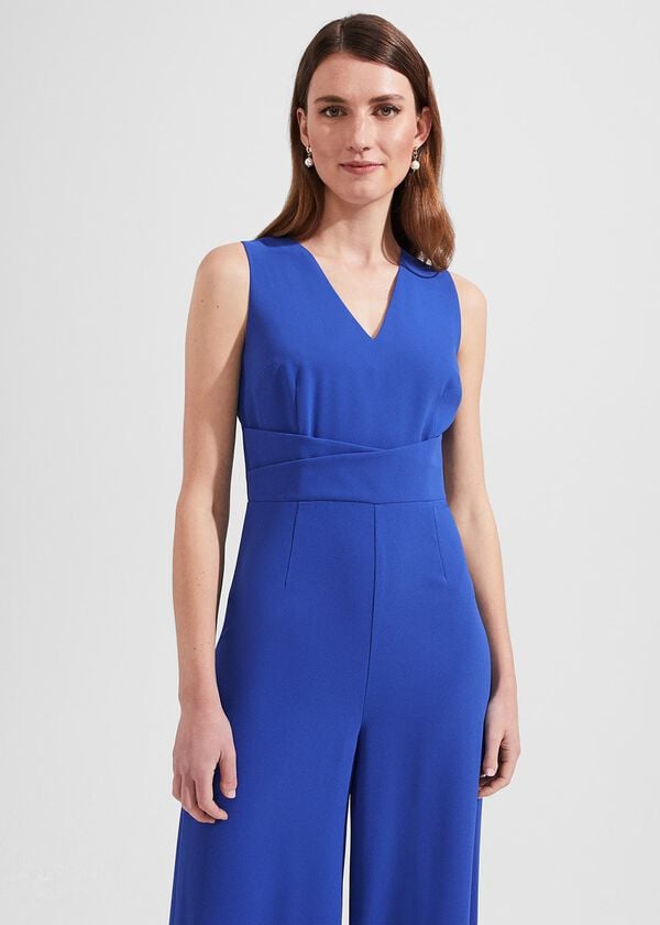 Hobbs Priscilla Jumpsuit Cobalt Blue