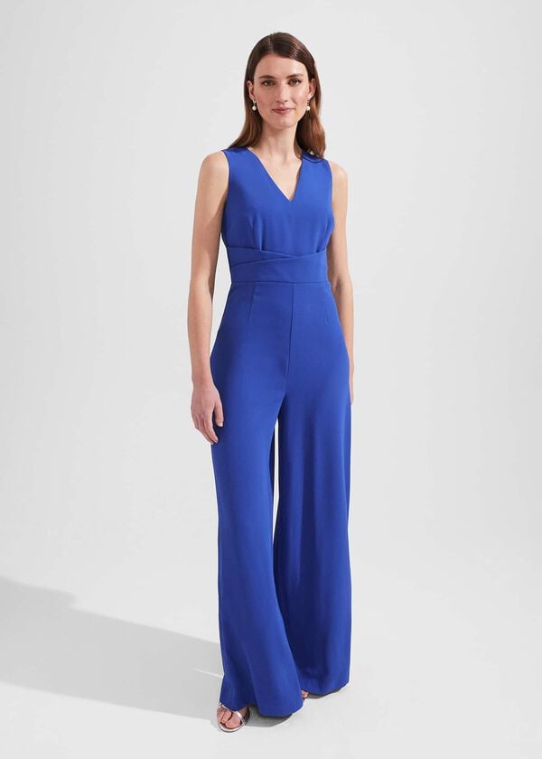 hobbs Priscilla Jumpsuit Cobalt Blue