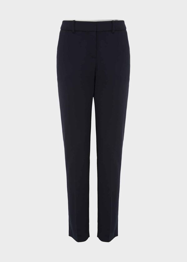 Hobbs Quin Tapered Trousers Navy