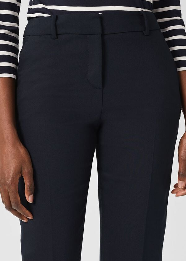 Hobbs Quin Tapered Trousers Navy