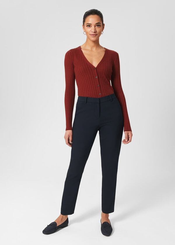 hobbs Quin Trousers Navy