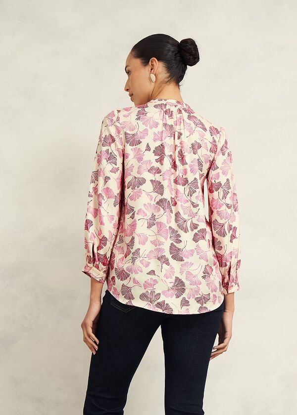 Hobbs Rachael Blouse Cream Multi