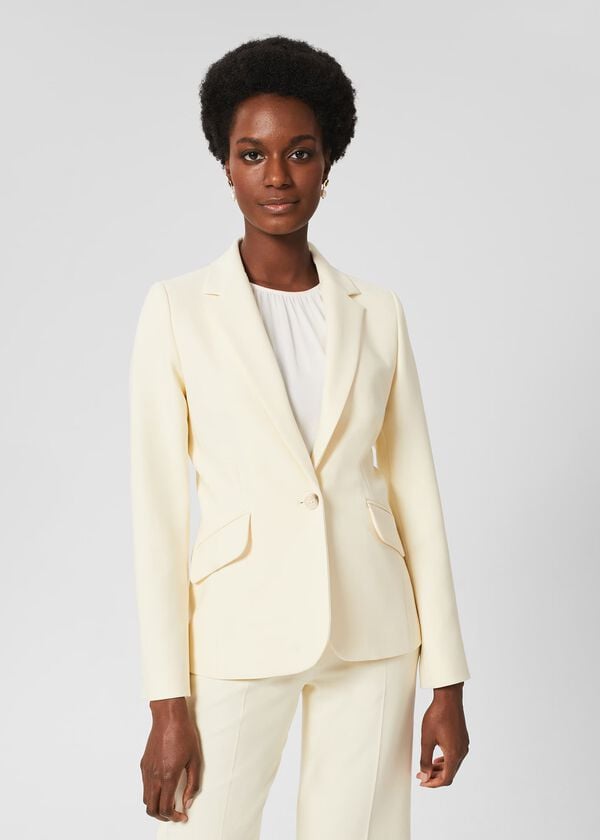 Hobbs Rachael Jacket Pale Yellow