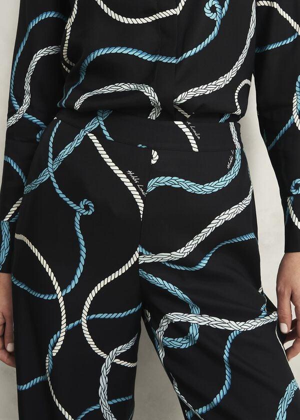 Hobbs Raya Trousers Navy Multi