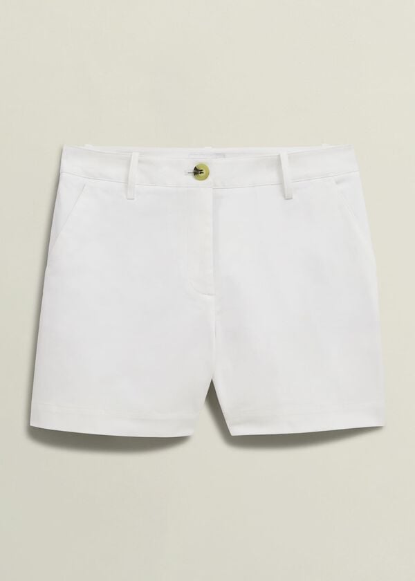 Hobbs Reena Cotton Shorts White
