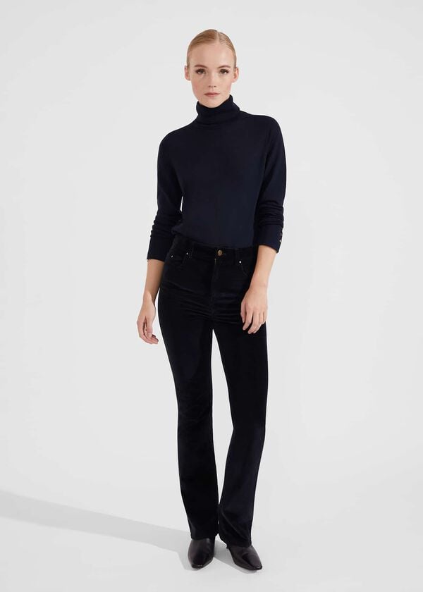 hobbs Remy Cord Jeans Navy