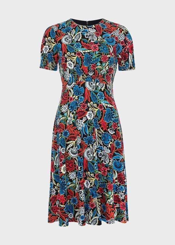 Hobbs Rima Jersey Dress Multi