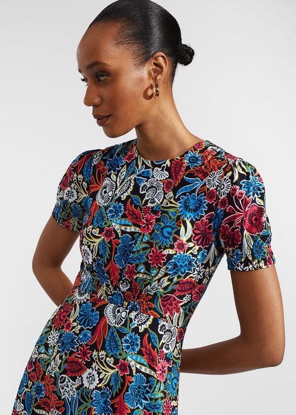 Hobbs Rima Jersey Dress Multi