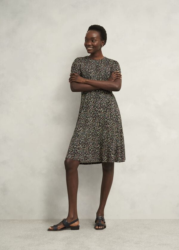 hobbs Rima Jersey Dress Multi