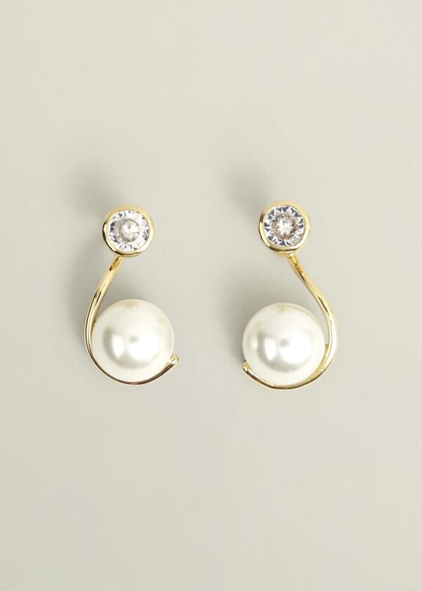 hobbs Robyn Glass Earrings Gold