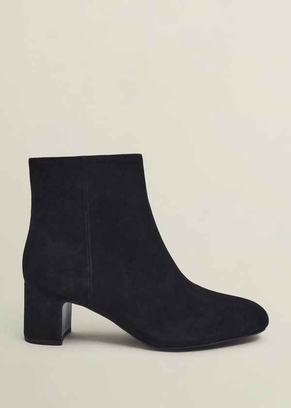 hobbs Rochelle Suede Ankle Boots Black