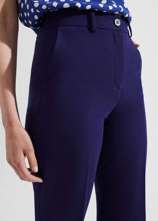 Hobbs Romy Trousers Rich Navy Blue