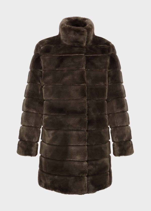 Hobbs Ros Coat Dark Charcoal