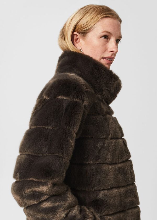 Hobbs Ros Coat Dark Charcoal