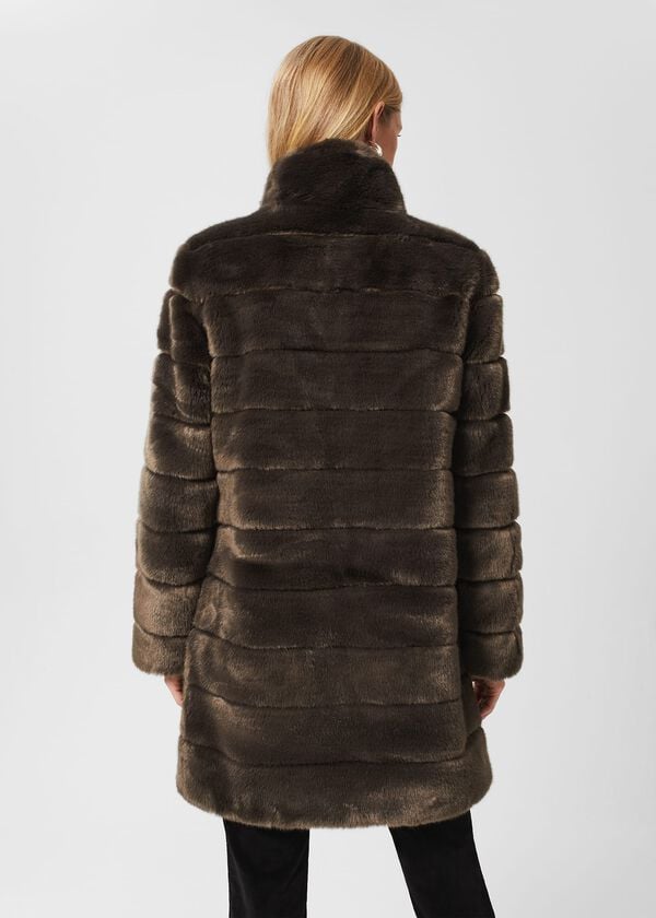 Hobbs Ros Coat Dark Charcoal