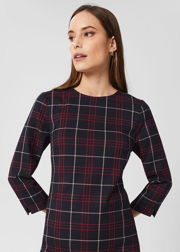 Hobbs Rosalia Dress Navy Multi