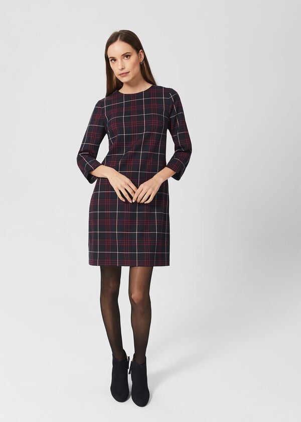 hobbs Rosalia Dress Navy Multi