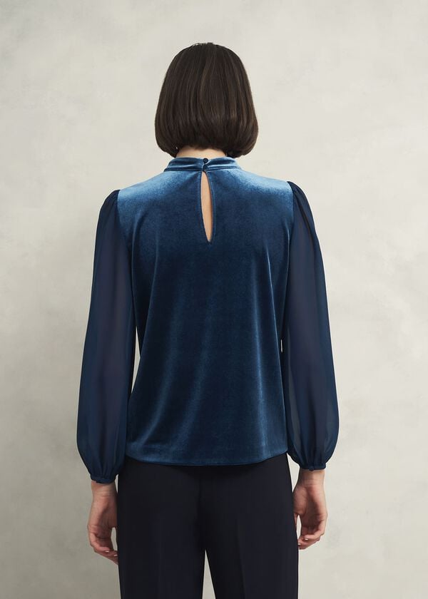 Hobbs Rosalie Top Riverside Blue