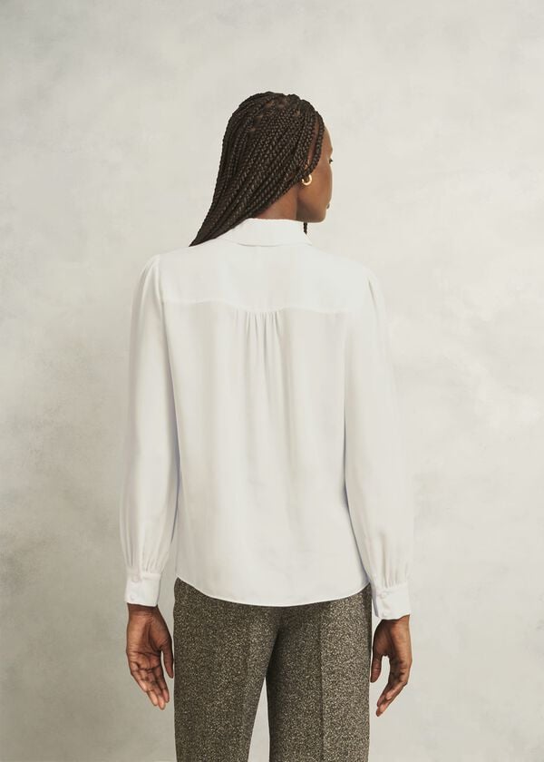 Hobbs Rose Blouse Ivory