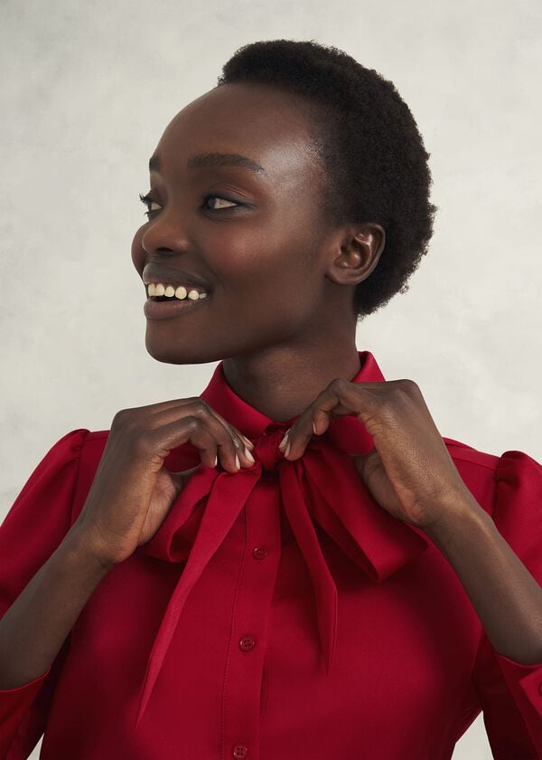 Hobbs Ruby Blouse Red