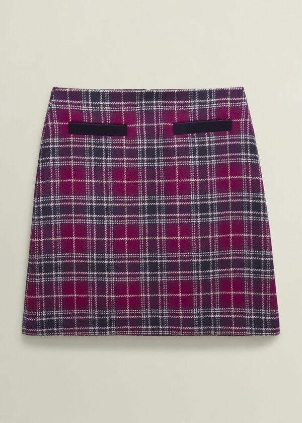Hobbs Ruthie Wool Skirt Pink Multi