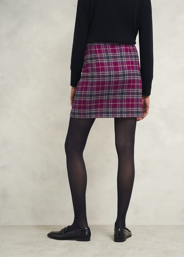 Hobbs Ruthie Wool Skirt Pink Multi