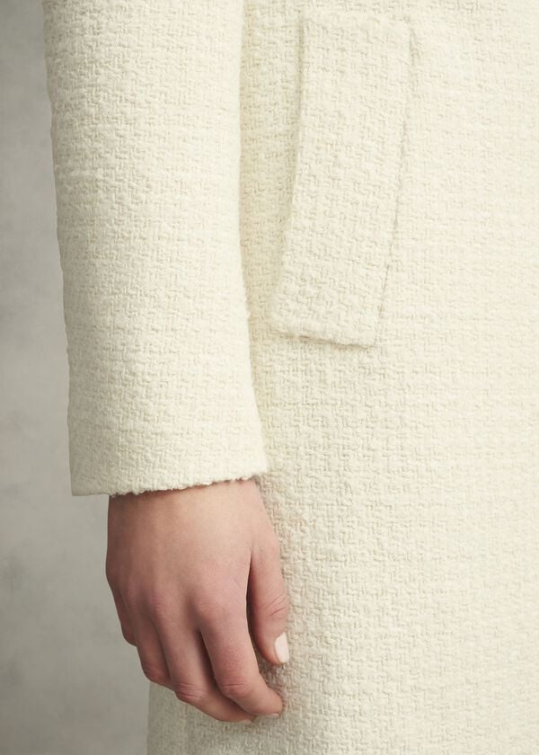 Hobbs Saffie Coat Ivory