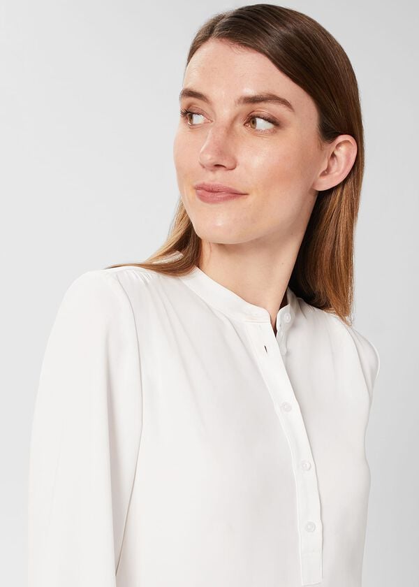 Hobbs Safi Blouse Ivory