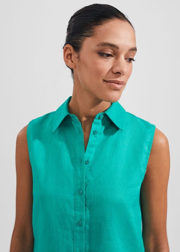 Hobbs Salem Top Aruba Green