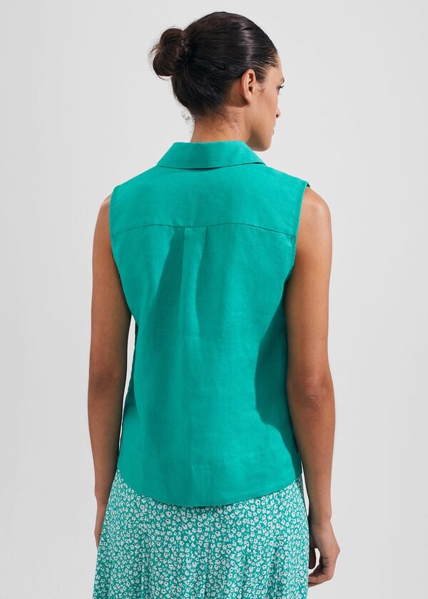 Hobbs Salem Top Aruba Green