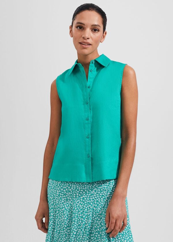 hobbs Salem Top Aruba Green