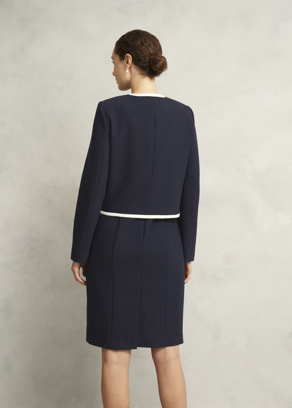 Hobbs Sally Jacket Navy Ivory