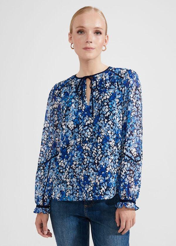 Hobbs Sasha Top Blue Multi