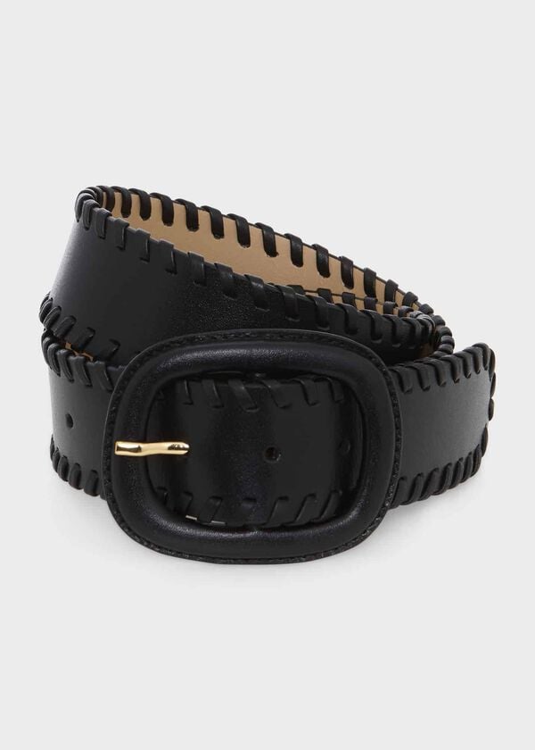 Hobbs Savannah Leather Belt Black