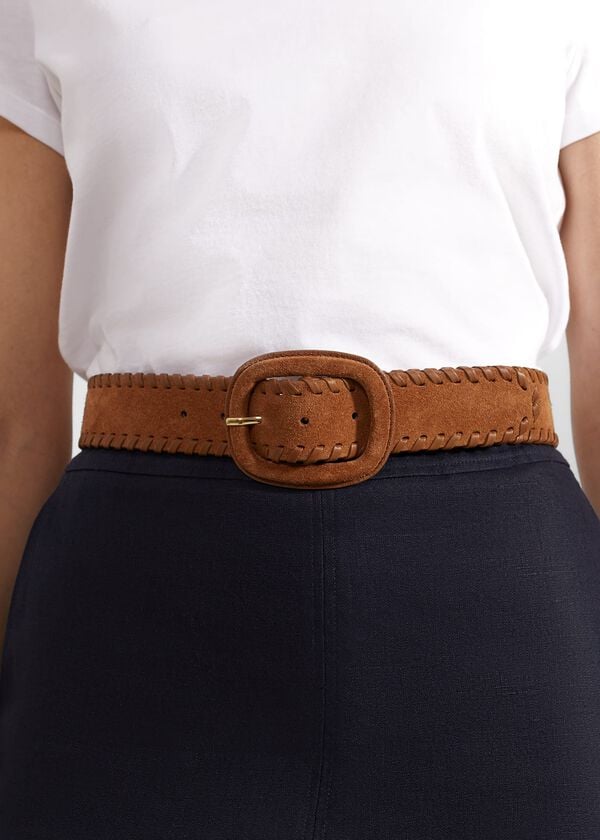 hobbs Savannah Leather Belt Tan