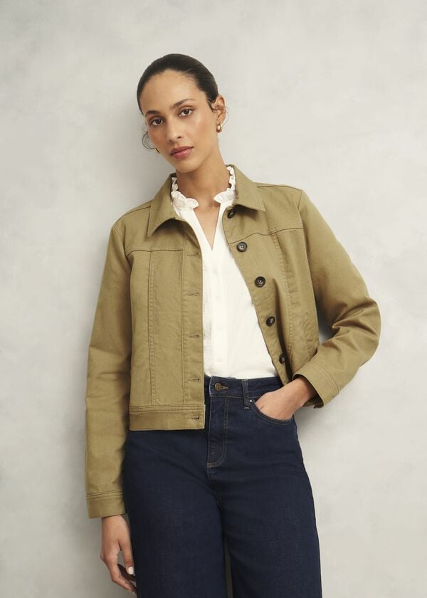 hobbs Selborne Jacket Fawn Beige