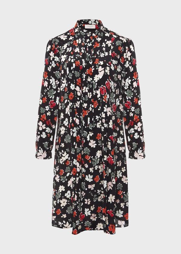 Hobbs Seren Dress Black Multi
