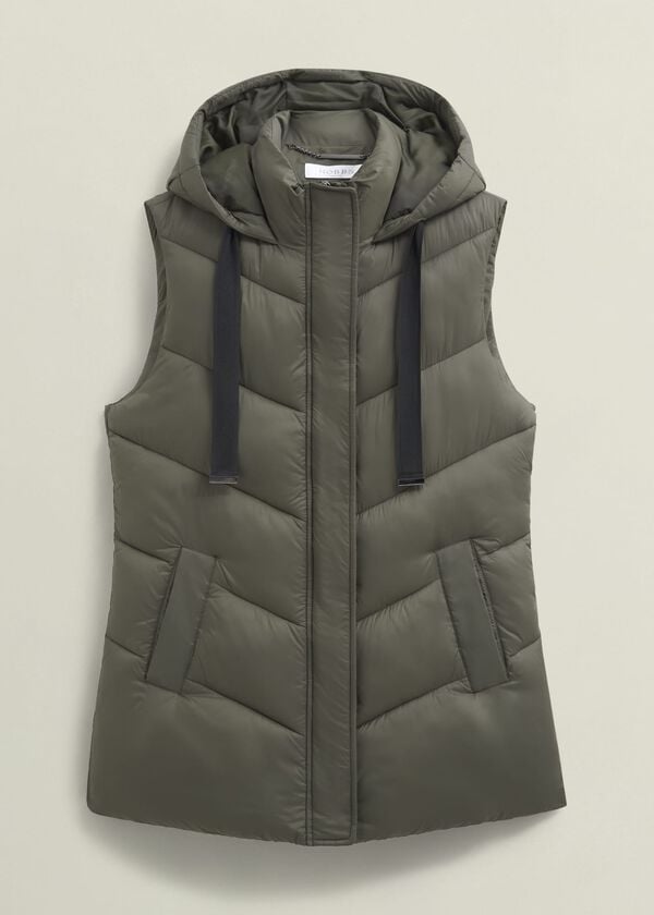 Hobbs Sharni Sleeveless Puffer Olive