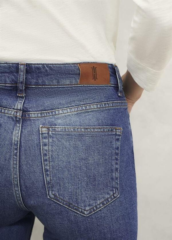 Hobbs Shea Straight Jeans Mid Wash