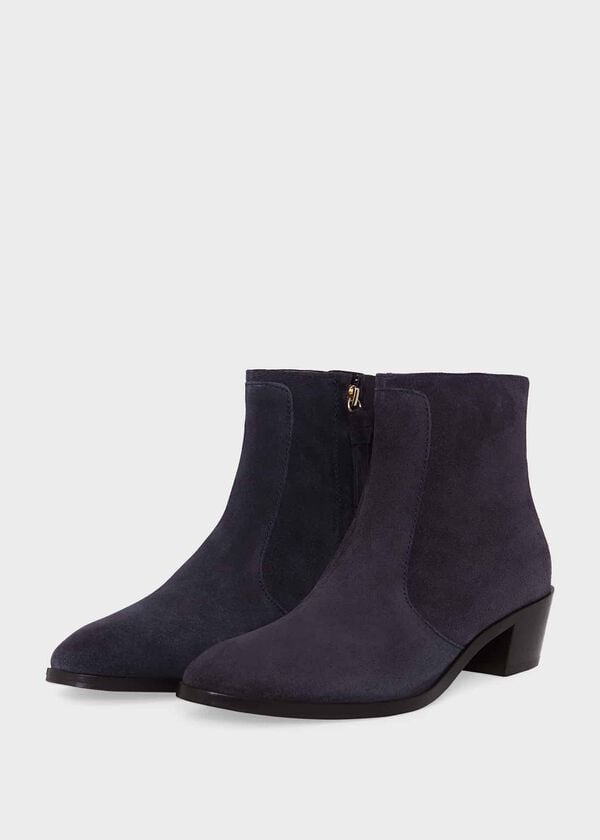 Hobbs Shona Ankle Boots Navy
