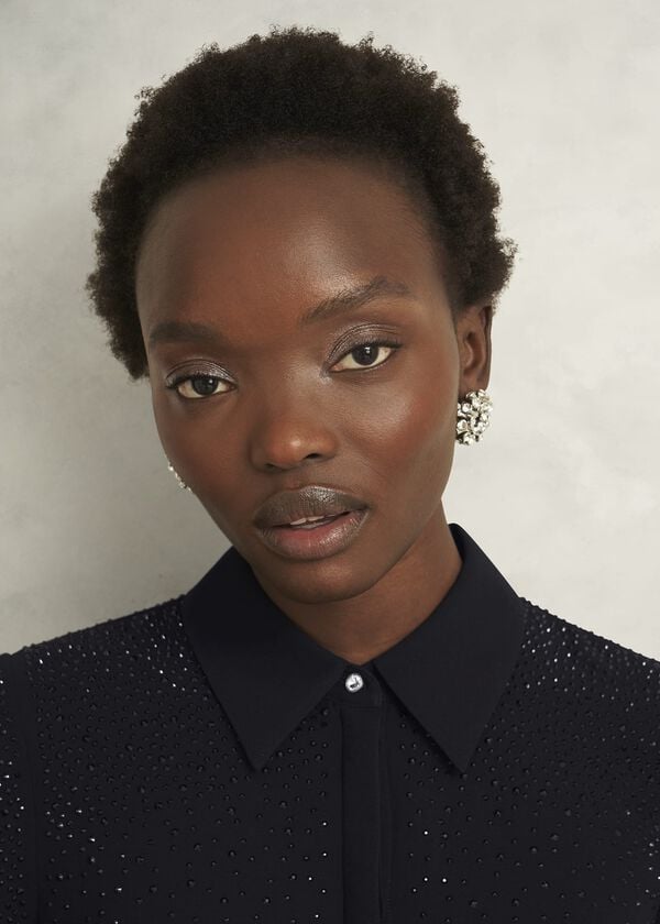 Hobbs Shona Hotfix Shirt Black