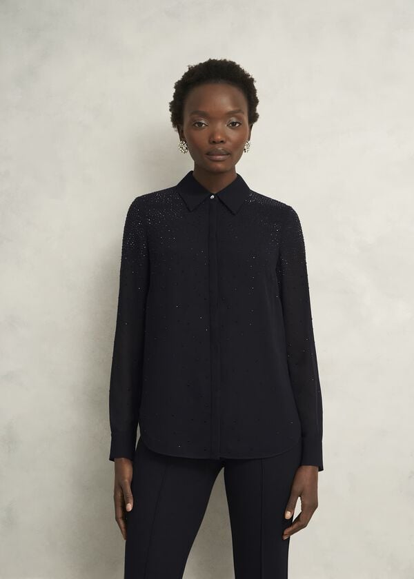hobbs Shona Hotfix Shirt Black