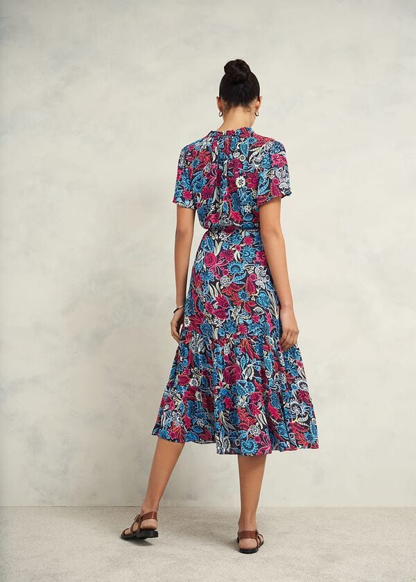 Hobbs Sia Slv Dress Multi