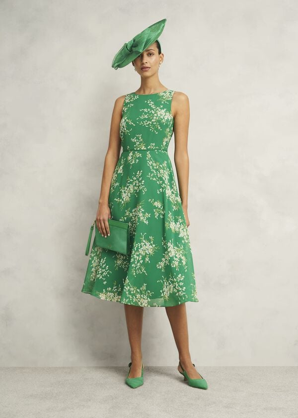 Hobbs Sian Fascinator Cilantro Green