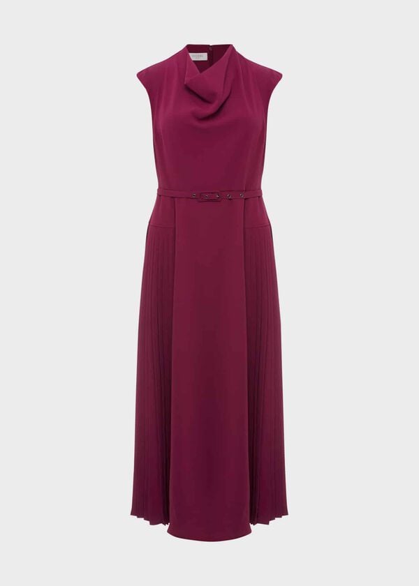 Hobbs Sierra Dress Warm Plum