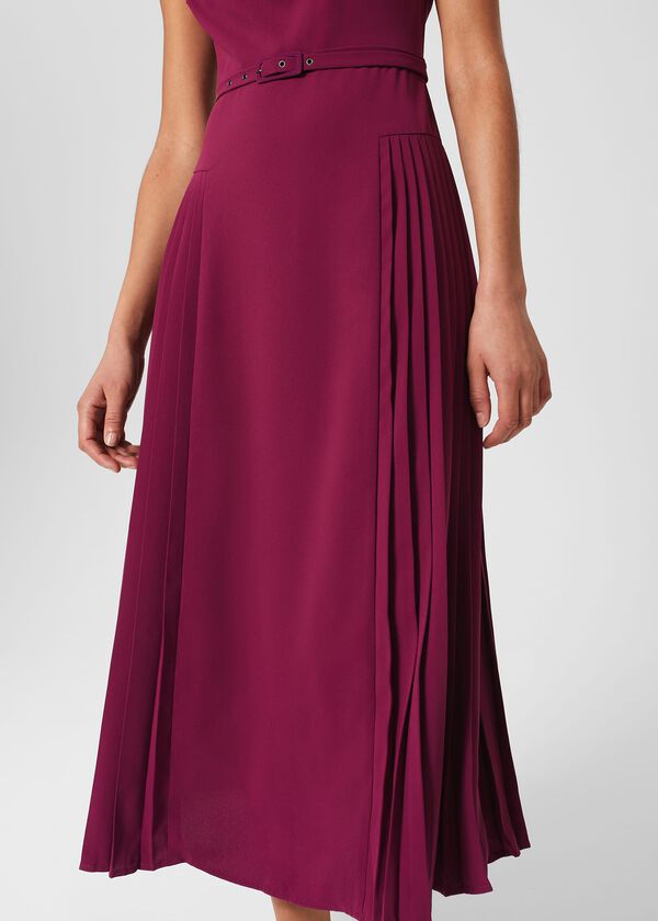 Hobbs Sierra Dress Warm Plum