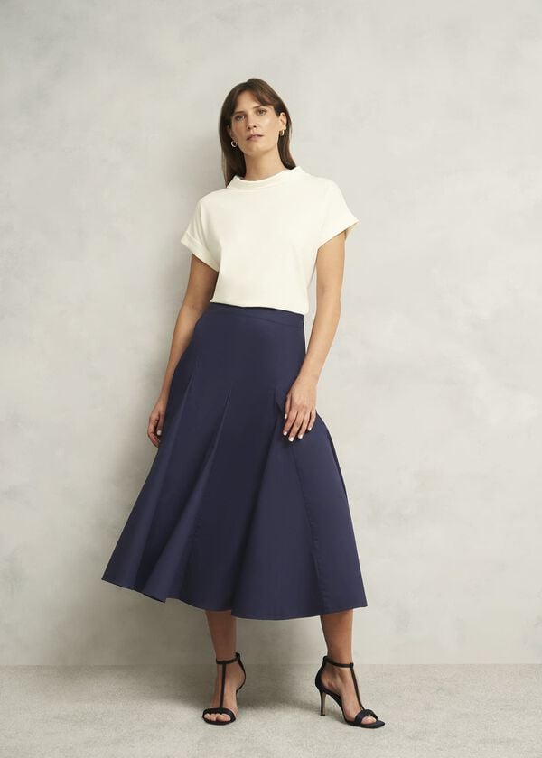 hobbs Silvia Skirt True Navy