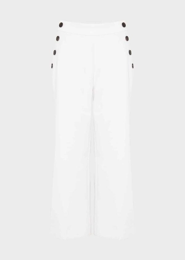 Hobbs Simone Crop Trouser White