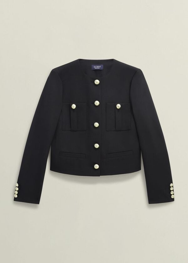 Hobbs Sinclair Jacket With Wool Black