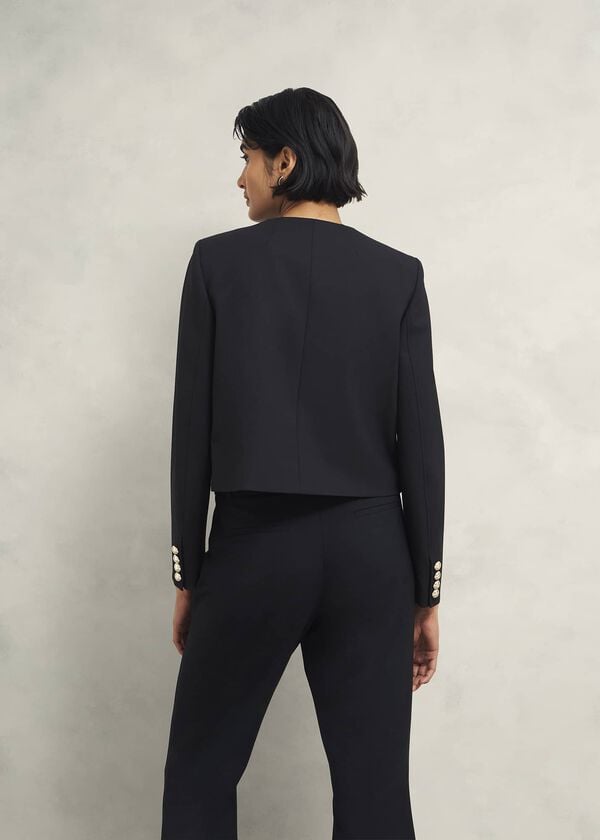 Hobbs Sinclair Jacket With Wool Black